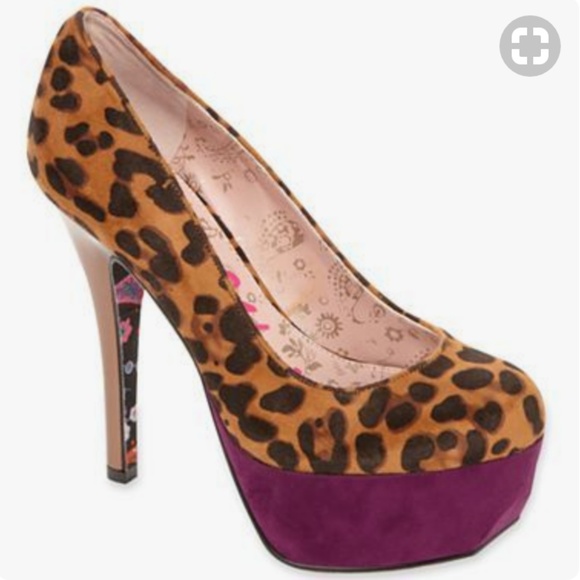Betsey Johnson Shoes - Betseyville Betsey Johnson Suede Platform Heels